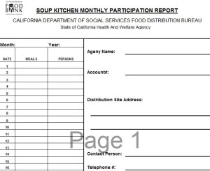 Soup Kitchen Report