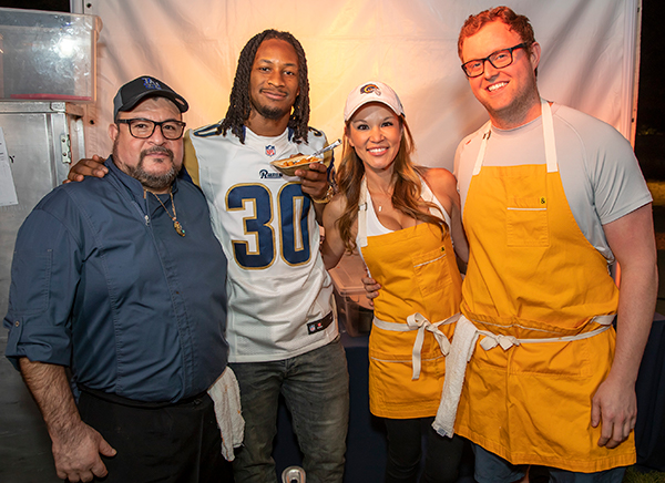 Todd Gurley and Chefs at Taste of the Rams