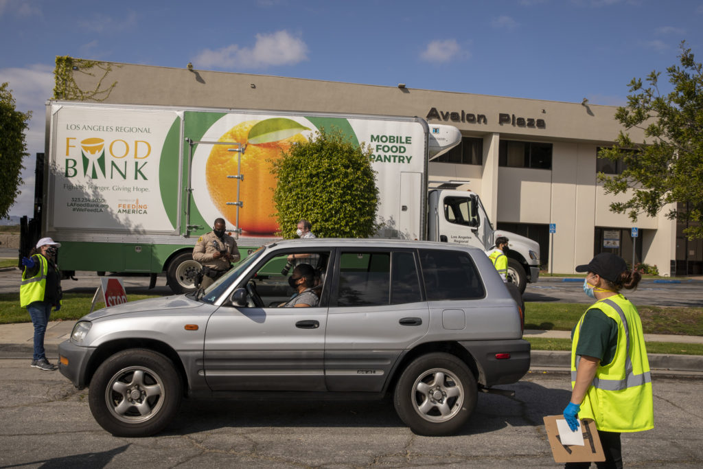 food distribution in Carson