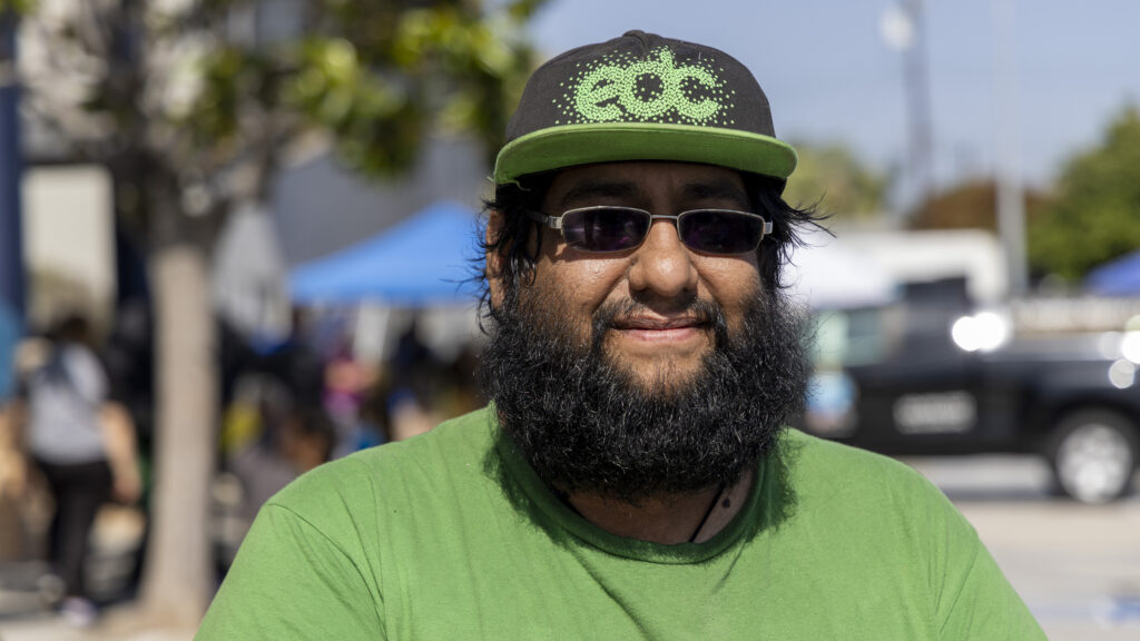 Christopher, food recipient at Servants Arms in La Puente