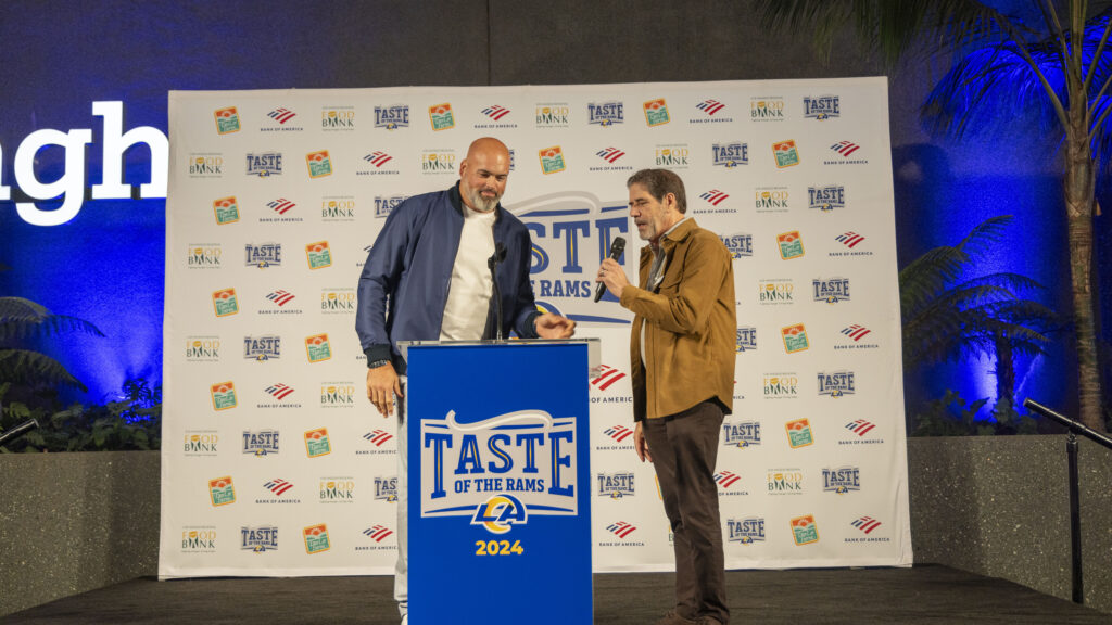 Andrew Whitworth and Donald Goodman at Taste of the Rams 2024