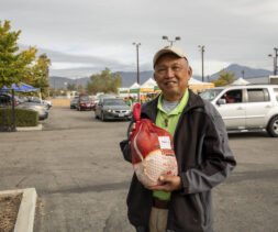 Romy, food recipient at Sowing Seeds for Life in Pomona