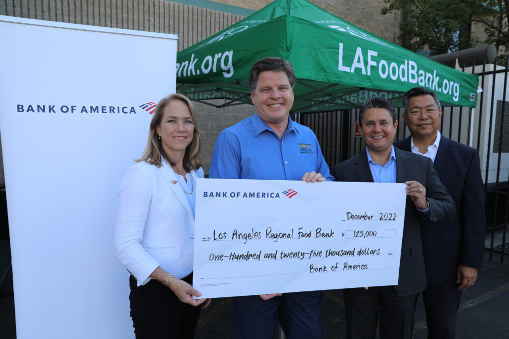 Bank of America donates $125,000 to the Food Bank